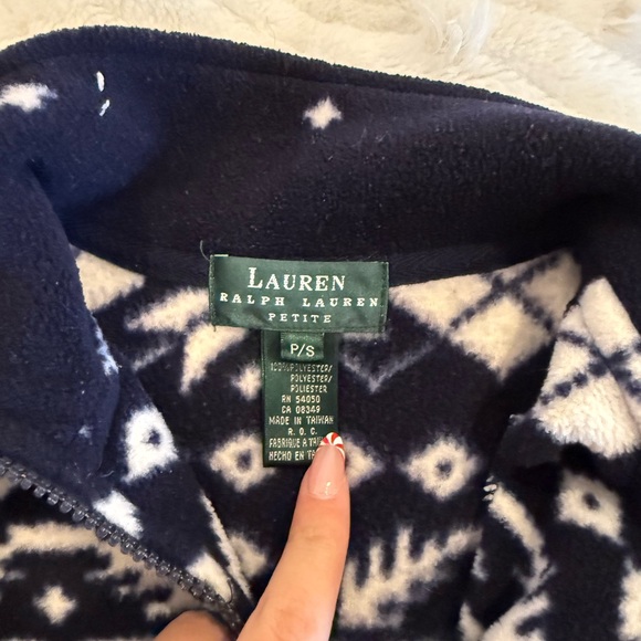 Ralph Lauren Navy and White Sweater - Picture 3 of 4